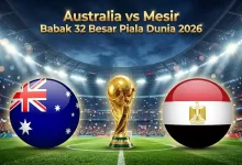 pertandingan Australia vs Mesir