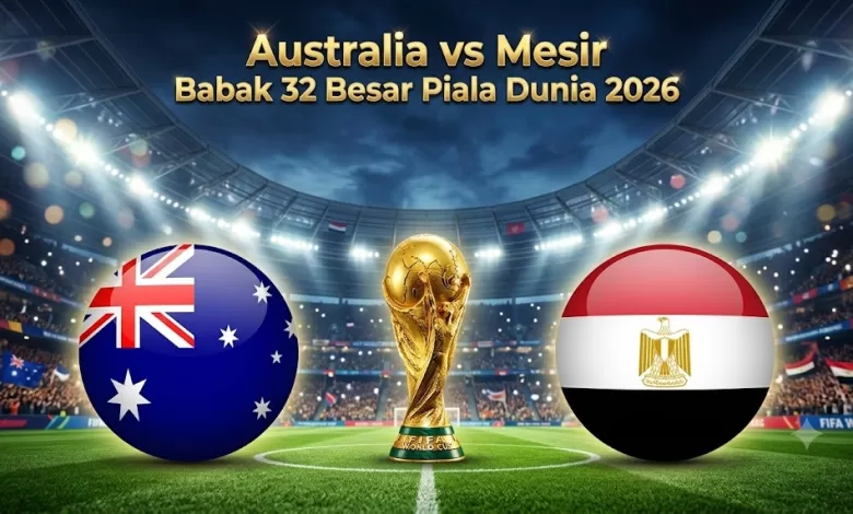 pertandingan Australia vs Mesir