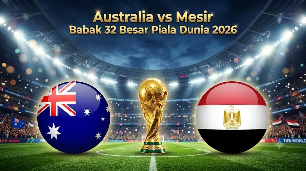 pertandingan Australia vs Mesir