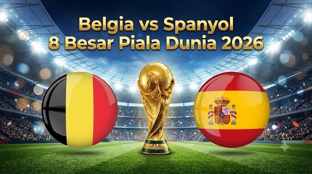 Prediksi Belgia vs Spanyol di Perempat Final Piala Dunia 2026, Penentu Lawan Prancis di Semifinal prediksi belgia vs spanyol