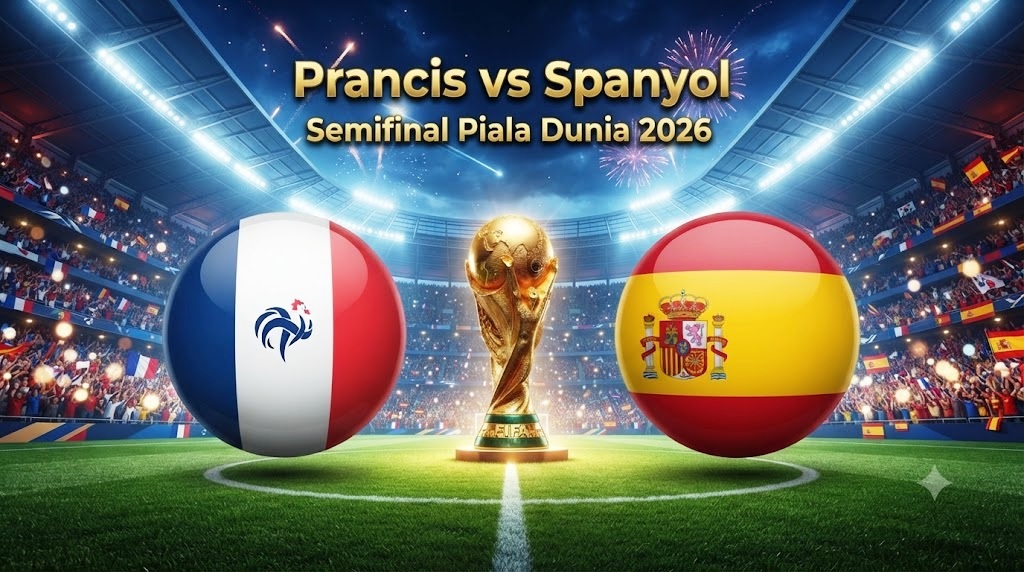 Piala Dunia Prancis vs Spanyol