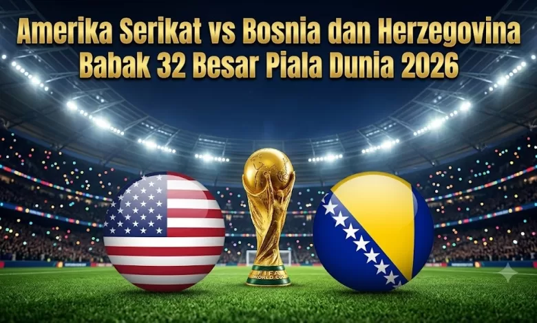 Amerika Serikat vs Bosnia Herzegovina hari ini