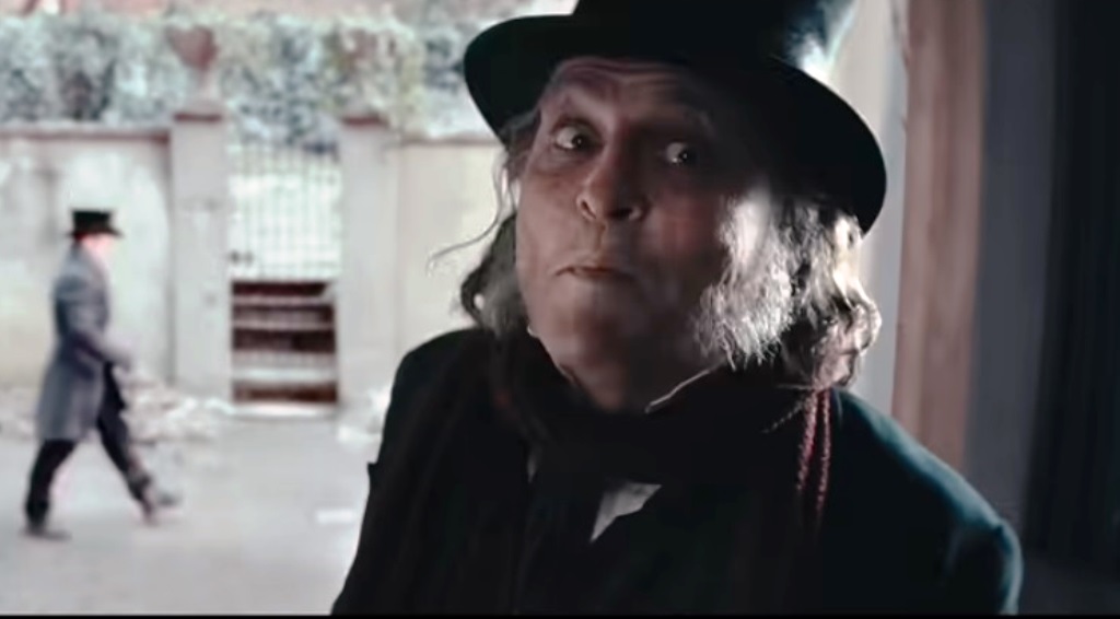 Johnny Depp Nyaris Tak Dikenali di Trailer Ebenezer, Ti West Ubah A Christmas Carol Jadi Horor