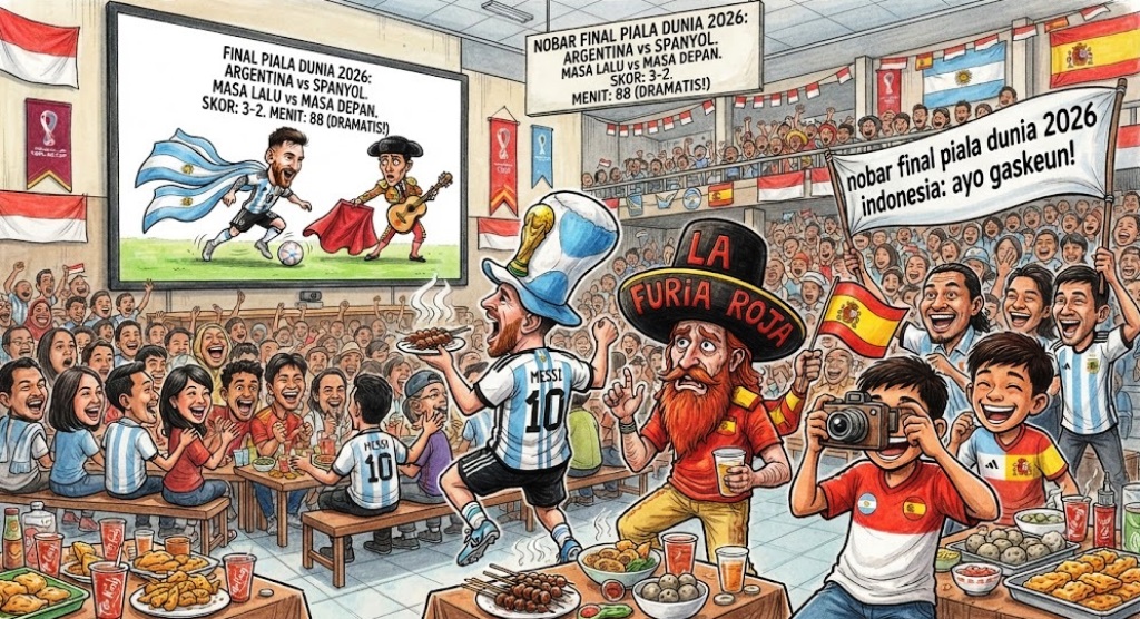 Nobar Final Piala Dunia 2026: Pilihan Biar Laga Epik Argentina vs Spanyol Lebih Unik