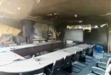 kantor diskominfo kukar dibakar