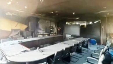 kantor diskominfo kukar dibakar