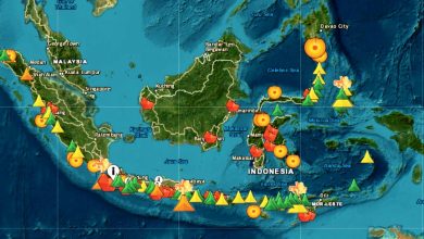 Gunung api erupsi hari ini