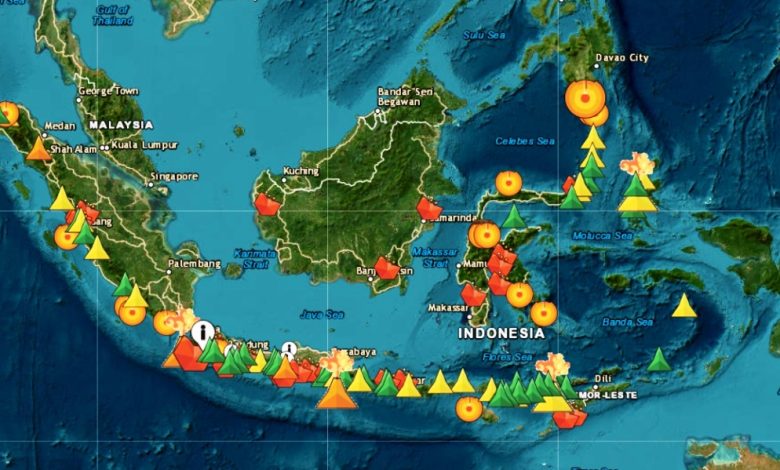 Gunung api erupsi hari ini