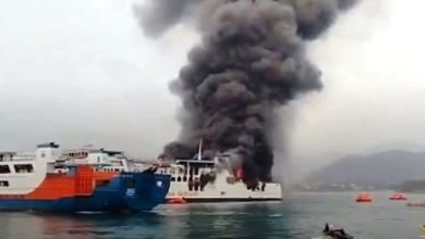 kmp batu mandi terbakar