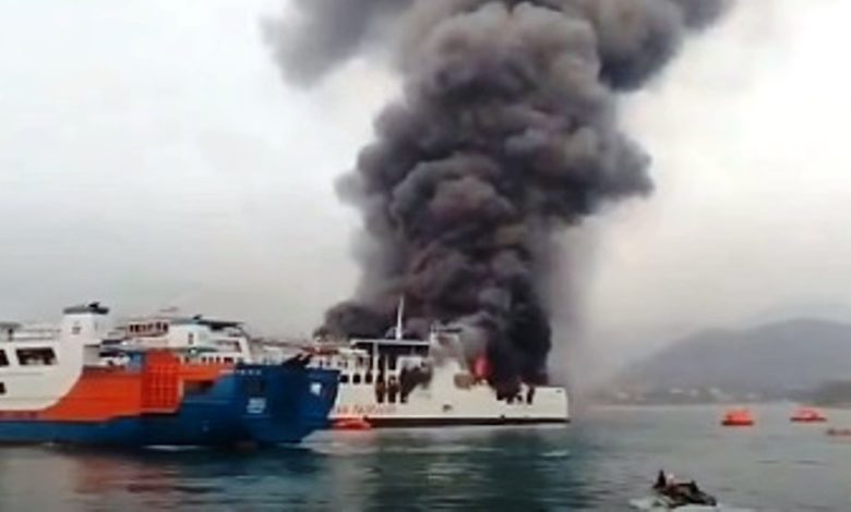 kmp batu mandi terbakar