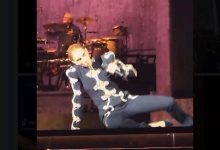 Celine Dion terpeleset