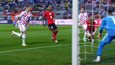 Kroasia vs Inggris